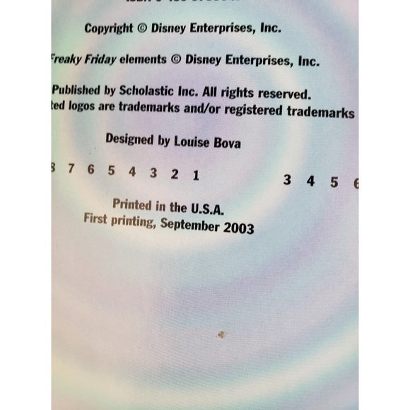 2003 Freaky Friday‎ Movie Scrapbook Paperback - Picture 5 of 5